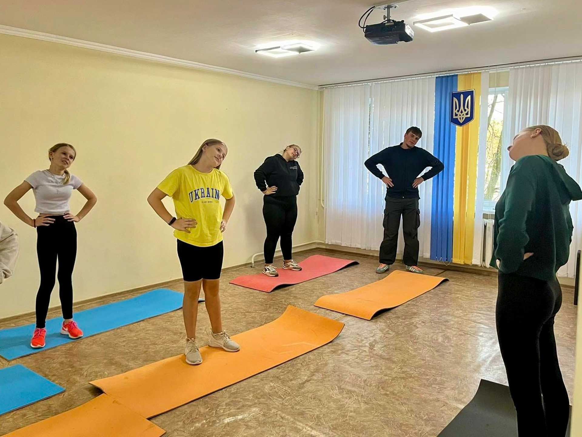 фітнес-вечір молодіжний простір молодіжна рада Костопіль